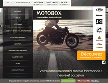 Tablet Screenshot of motobox-marmande.com